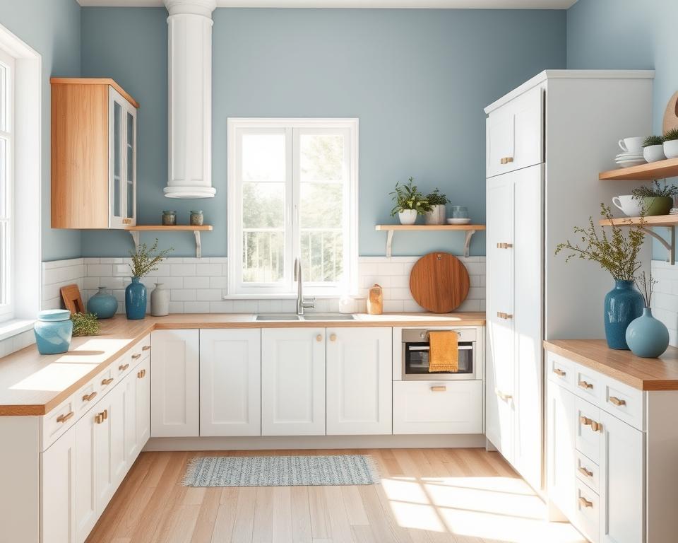 calming kitchen colors