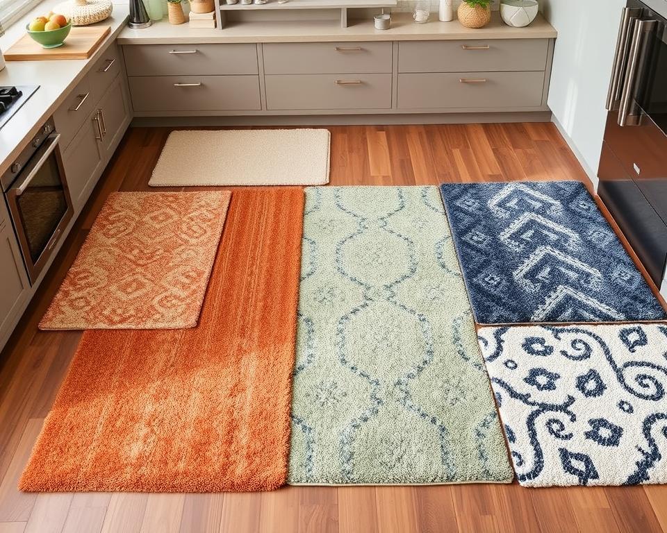 kitchen rug color palette