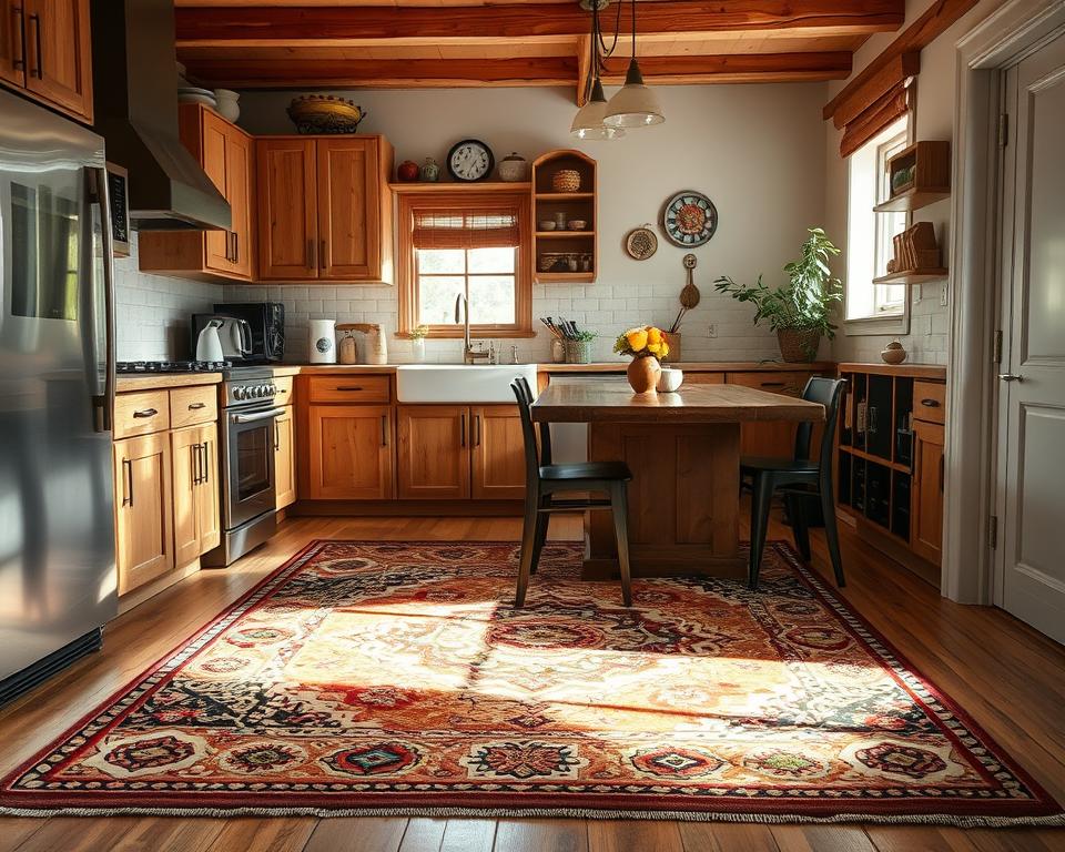 kitchen rug focal point