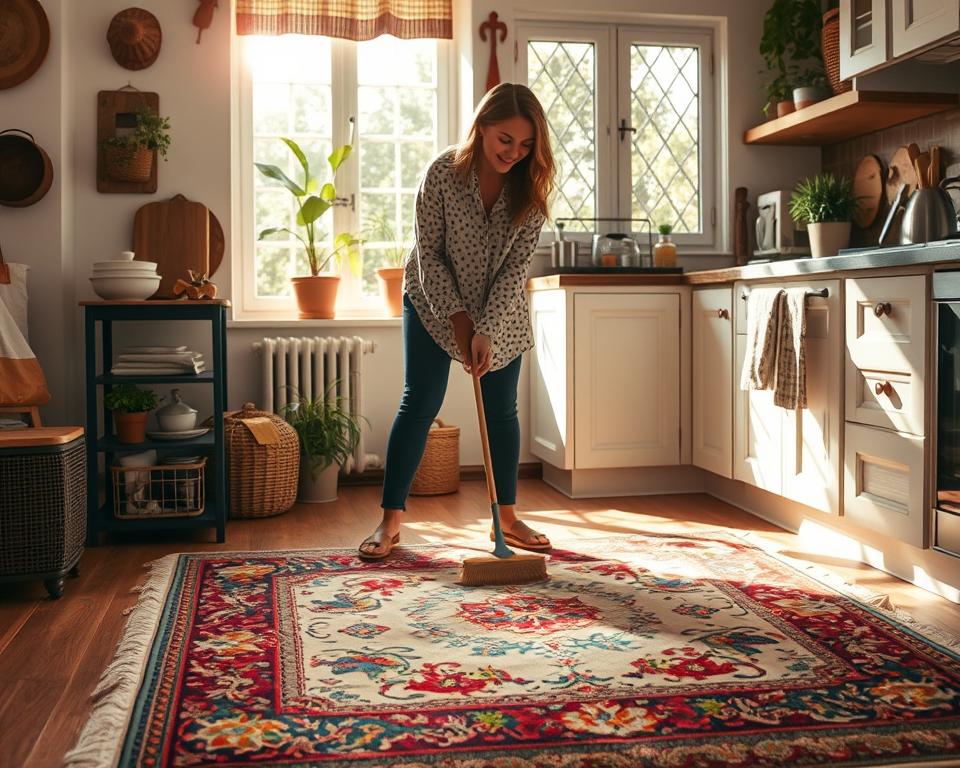 kitchen rug maintenance