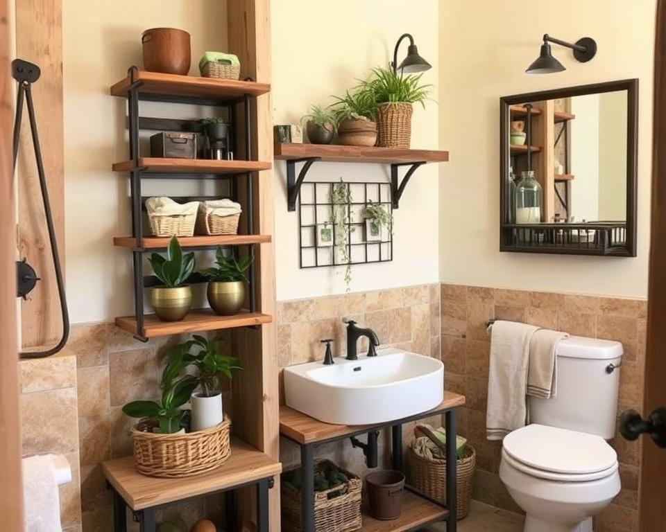 rustic bathroom decor