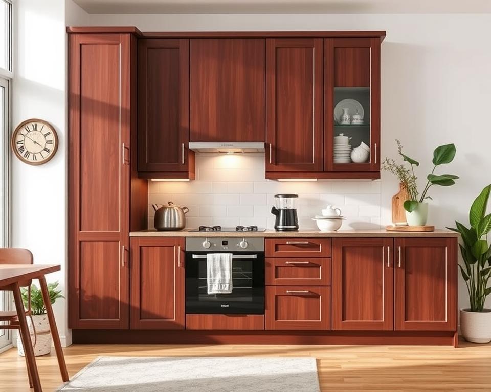 kitchen decor brown cabinets
