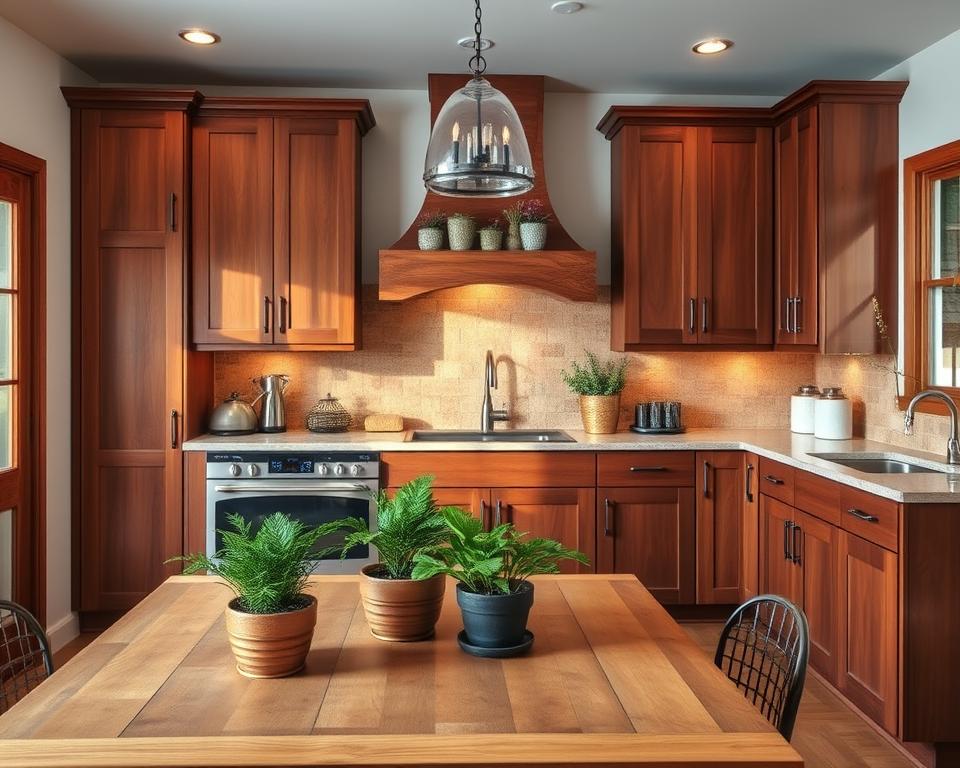Warm and Inviting: Decorating with Brown Cabinets in Your Kitchen