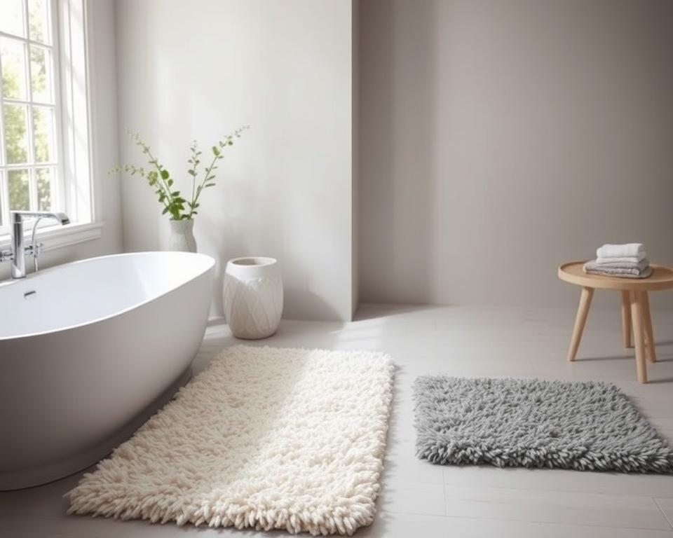 shag bath mats